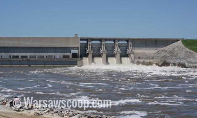 Truman Dam Releasing Water – All 4 Gates
