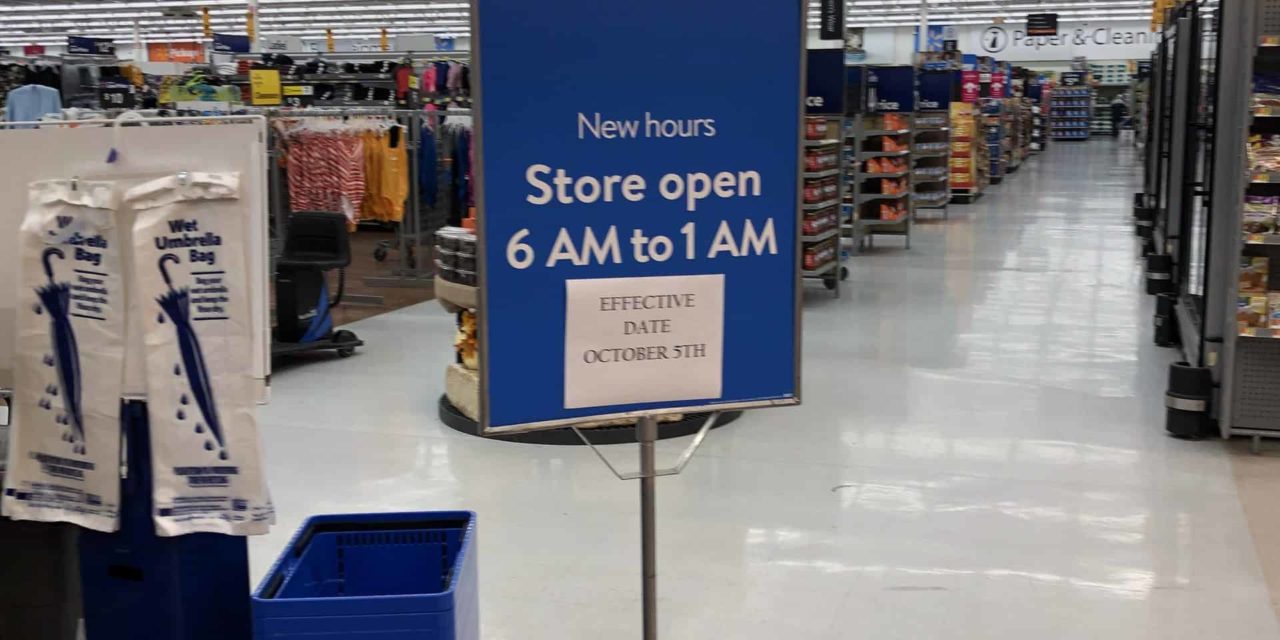 Walmart Will No Longer Be 24/7